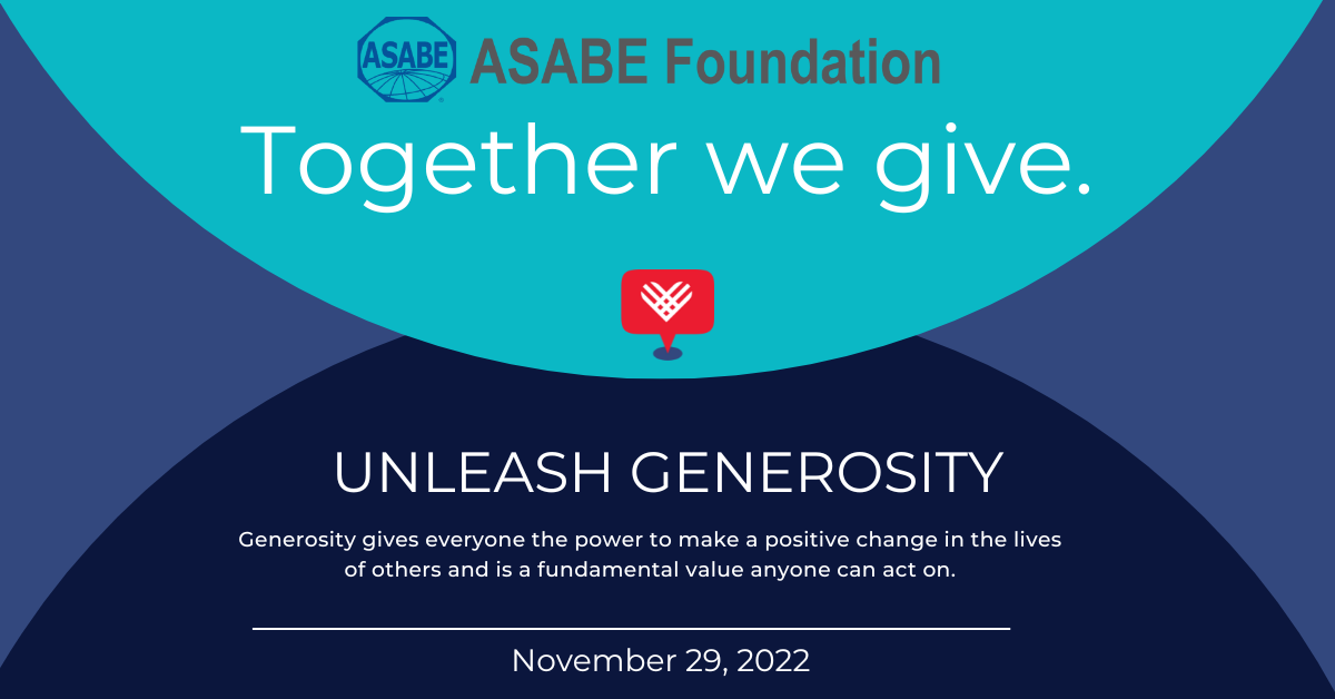 ASABE Foundation Giving Tuesday artwork
