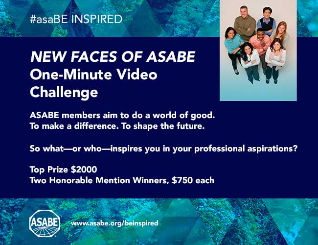 New Faces - #asaBEINSPIRED postcard